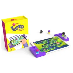 Interactive Shifu Tacto Classics board game set with figurines and dice for enhancing strategy and math skills in multiple languages.